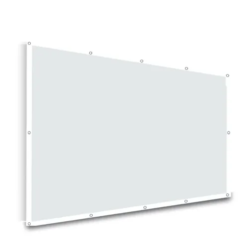 TELÃO DUPLA FACE CINZA E BRANCO FULL HD PRA PROJEÇÃO COM 100 POLEGADAS