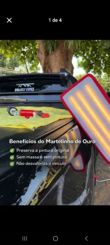 MARTELINHO DE OURO REMOVE AMASSADOS SEM PINTURA 