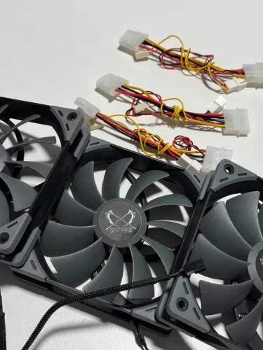 Kit 3 Coolers Scythe Kaze Flex 120mm - Muito Silenciosos (Para PC)