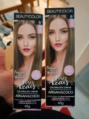 Tinta para cabelo cor 8.1 lacradas validade 11/26