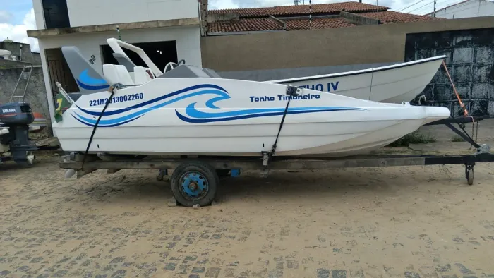 Lancha jangada - 60hp 5+1pessoas