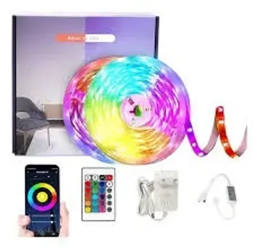 Fita LED Neon Flex 5M com Controle APP e WiFiFita LED Neon lex 5M com ContH'Maston HFT06