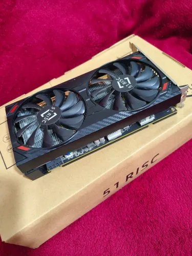 Placa de Vídeo Gamer AMD Radeon RX 5500 XT 8GB Gddr6 Novíssima na Caixa / Parcelo até 18x