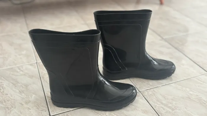 Bota Galocha Pega Forte Unissex Preta 
