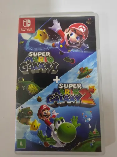 Super Mario Galaxy + Super Mario Galaxy 2. Jogo de Nintendo Switch.<br>Versão<br>Nintendo Switch