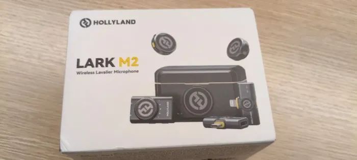 Microfone Hollyland Lark M2 Duo - Combo Duplo para 2 Pessoas | Preto