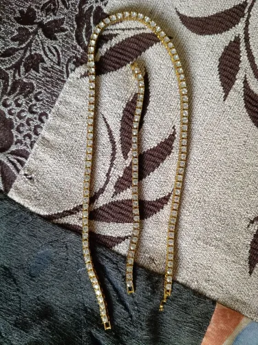 Vendo kit corrente e pulseira cravejada