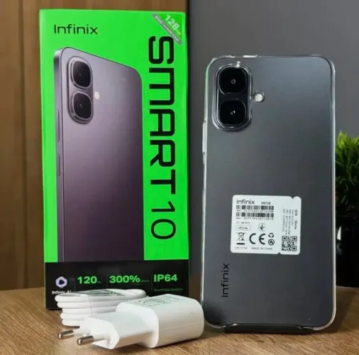 Infinix Smart 10 - Promoção Imperdível - 64Gb/3Ram - Preto