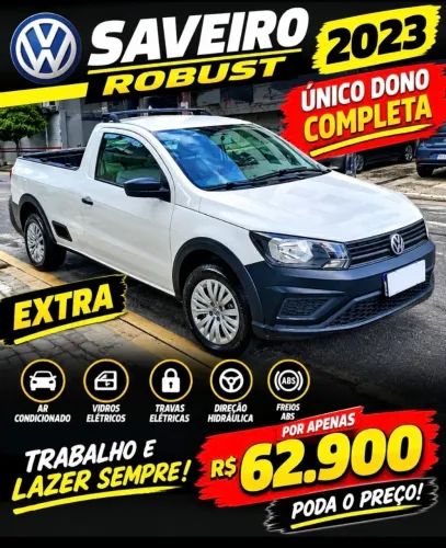 Volkswagen Saveiro Robust 1.6 Total Flex 16V 2023