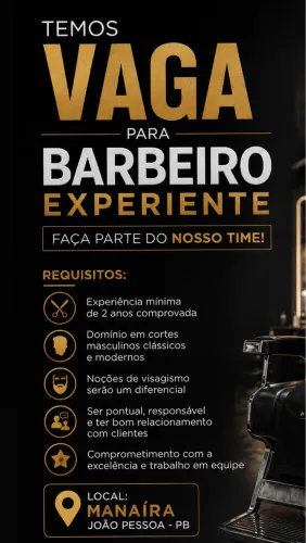 Vaga de barbeiro 