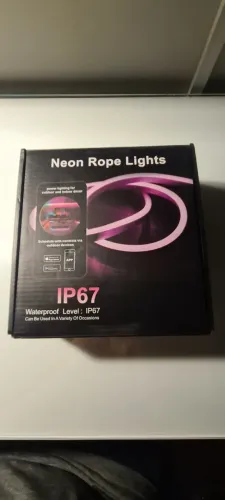 Fita Led Neon Rgb Bluethooth Prova Dágua Controle Casa 10m