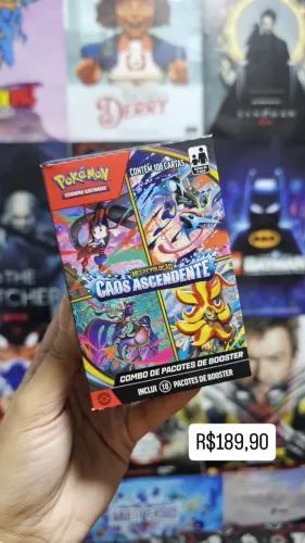 MINI BOOSTER CAOS ASCENDENTE 18 BOOSTER 108 CARTAS POKEMON TCG