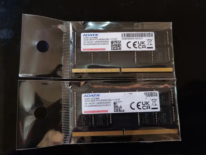 Memória DDR5 AData - 32gb (2 Unidades)