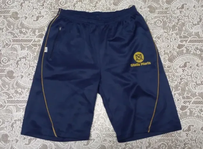 1 BERMUDA DE UNIFORME COLÉGIO STELLA MARIS (CURITIBA) FUNDAMENTAL II (AZUL)