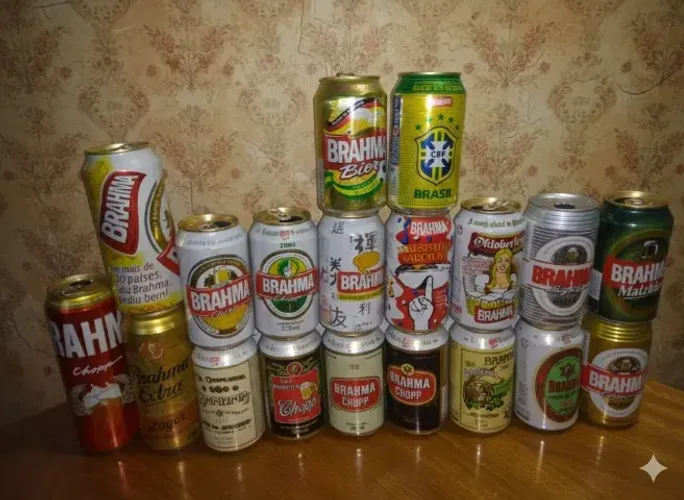 Latas Colecionáveis da Brahma