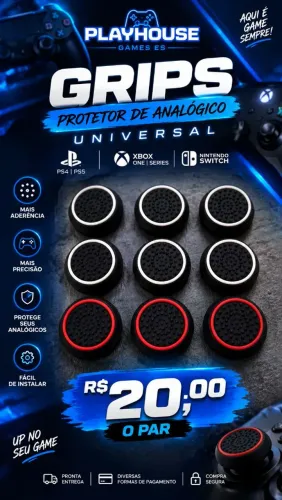 Grips protetor de analógico