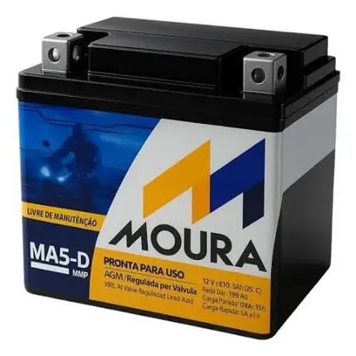 Baterias Motos Moura 5 Ah