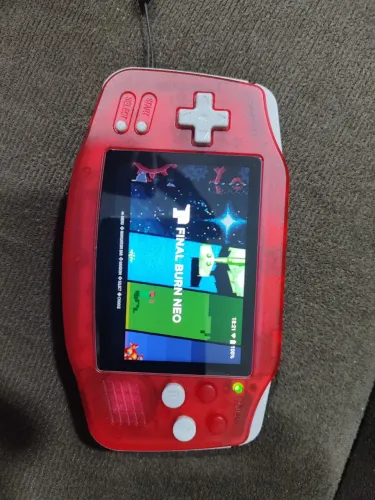 Anbernic RG34xx vermelho 2 cartões 16gb + 64gb Rocknix