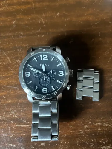 Relógio Masculino Fossil Analógico Nate JR1353