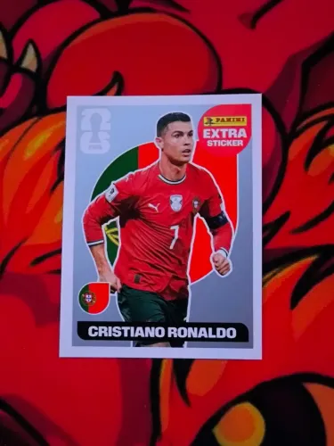 Figurinha Extra Copa 2026 Cristiano Ronaldo Prata 