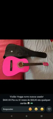 Violão VOGGA iniciante Novo