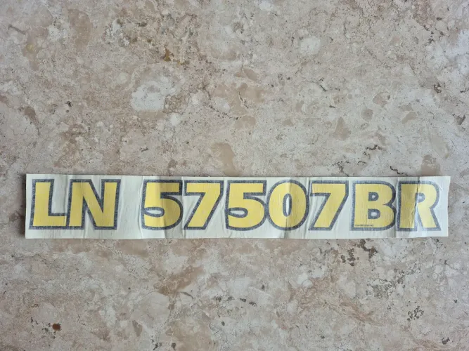 Adesivo original guindaste munck Luna ALG LN 57507 BR