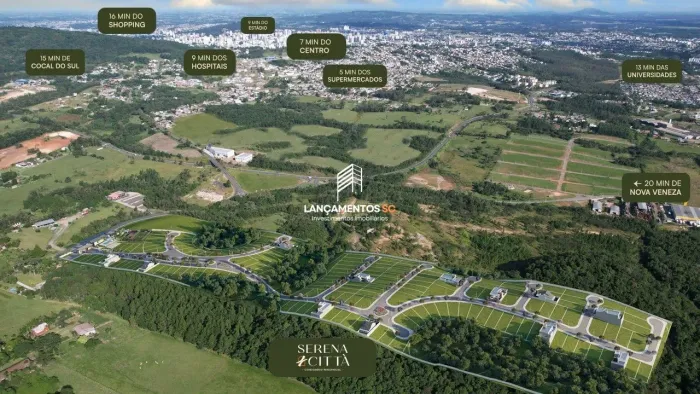 Condomínio Serena Città | Terreno à venda com 430,60 m² em Criciúma