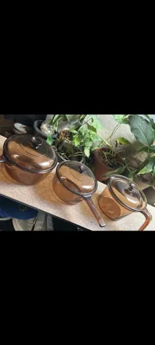 Panelas de vidro