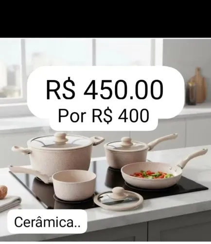 Jogo Panela Cerâmica