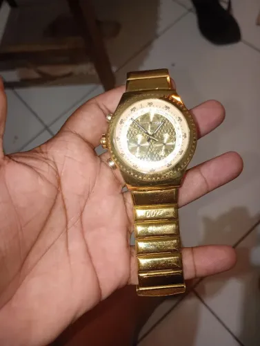 Relógio swatch 007 cara Branca totalmente funcional