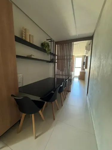 Lindo flat mobiliado a 100m da praia no Jardim Oceania