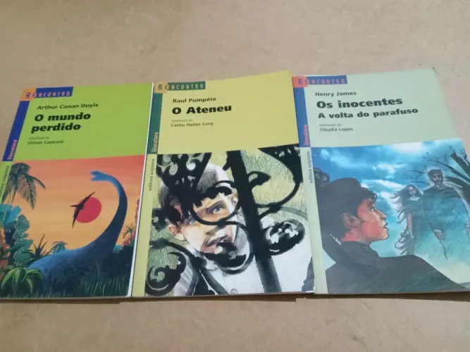 Kit 3 livros paradidaticos série reencontro 