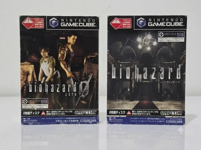 Biohazard 0 e Biohazard 1 - Nintendo Game Cube