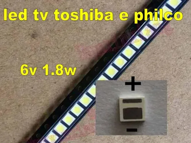 led de tv LG Philips 3535 6v 2w 5 unidades