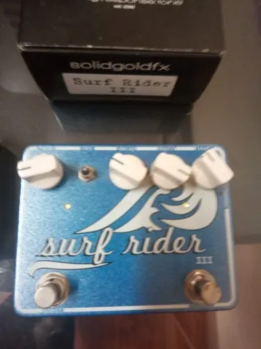 Pedal Solidgoldfx Surf Rider III Reverb Azul