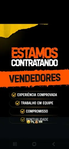 Vendedor (a)  Loja Acessórios para Celular 