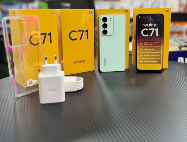Realme c71 5G NFC 128/06- Preto Verde Lacrado 