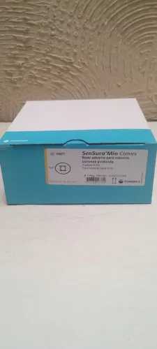 Kit 5 Bases Adesivas SenSura Mio Convex + 5 bolsas click drenável