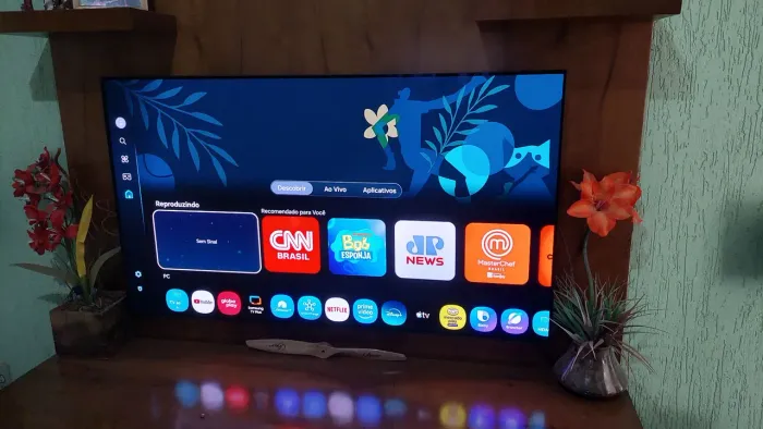 tv samsung Oled 55" modelo S90D 144hz estado de nova