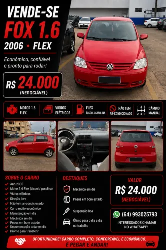 Volkswagen Fox Plus 1.6mi/ 1.6mi Total Flex 8V 4P 2006
