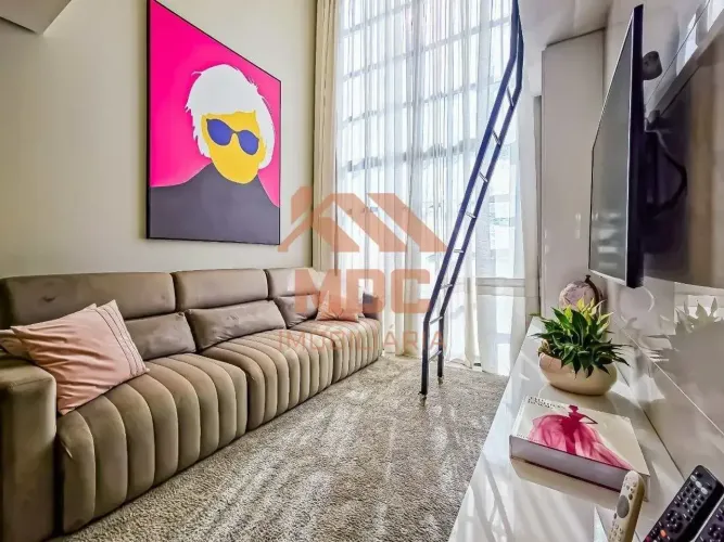 Apartamento mobiliado 85m² com suíte Alto da Glória