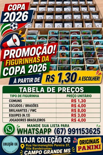 Escolha suas Figurinhas Avulsas Originais da Copa do Mundo 2026