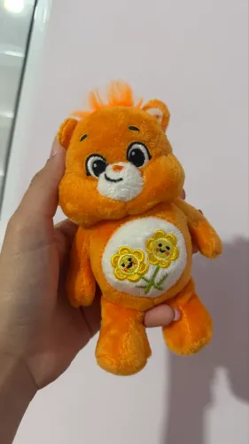 Ursinho Carinhoso Pelúcia Cacau Show Laranja