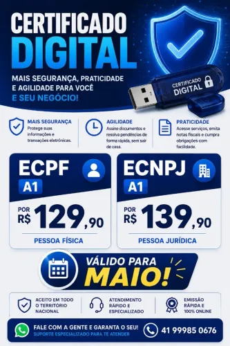 Certificado Digital E-cpf e E-cnpj 