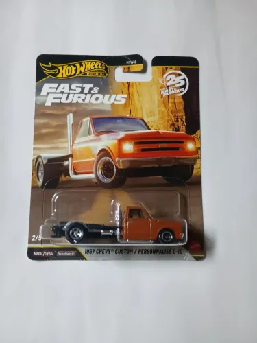 Hot Wheels 1967 Chevy CUSTOM / Personalisé C-10 Velozes e Furiosos