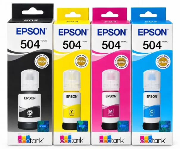 Kit 4 Tintas Refil Compatível Epson 504 337ml EcoTank