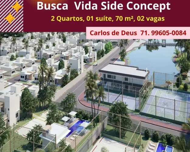 Busca Vida Side Concept, um novo conceito em morar, casas 2 e 3 Quartos, em Abrantes