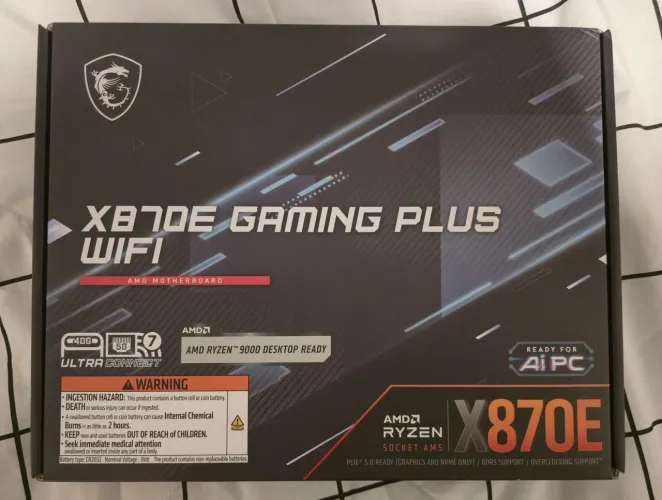 Placa mãe X870E Gaming Plus Wifi