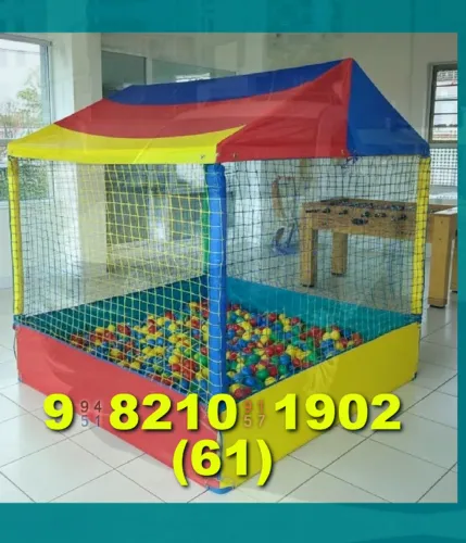 Locação de brinquedos para crianças! Disponível em Águas Claras, Lago Sul e Guará.