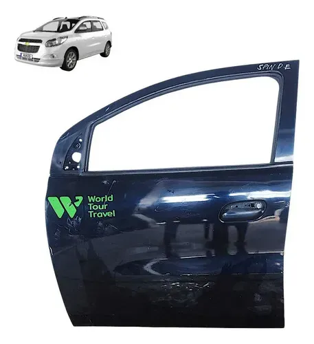 Porta Gm Spin 2013 A 2016 Dianteira Esquerda Com Detalhe Dianteira Esquerda Preto